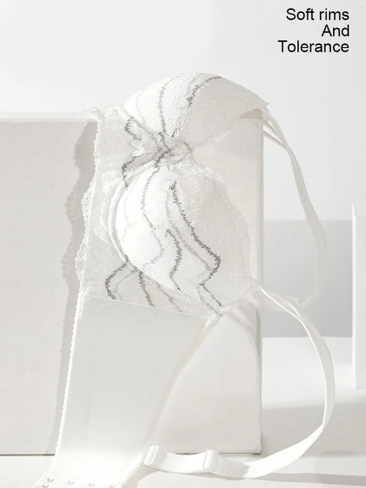 3D Comfort Push-Up Lace Bra with Enhanced Lift and Support