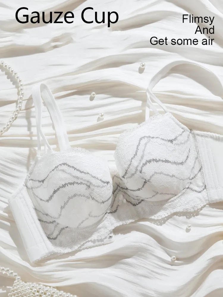 3D Comfort Push-Up Lace Bra with Enhanced Lift and Support