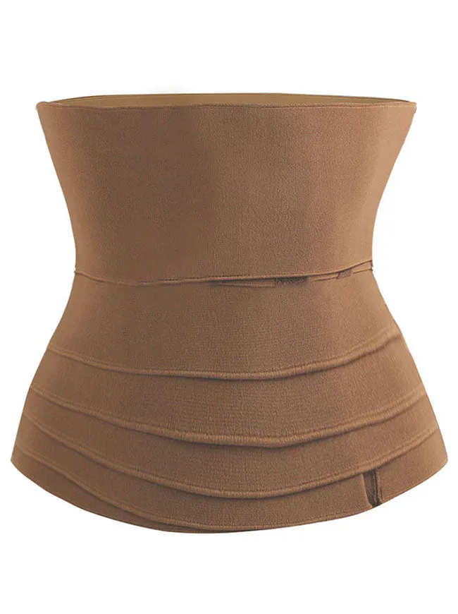 4 Meters Elastic Waist Cincher Velcro Girdle Sports Workout Body Shaper Belt