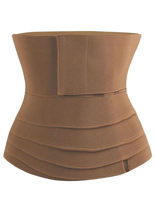 4 Meters Elastic Waist Cincher Velcro Girdle Sports Workout Body Shaper Belt