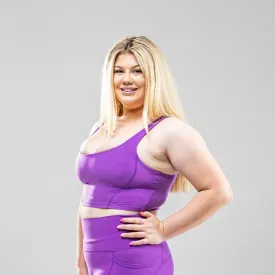 Active Lilac Purple Sports Bra