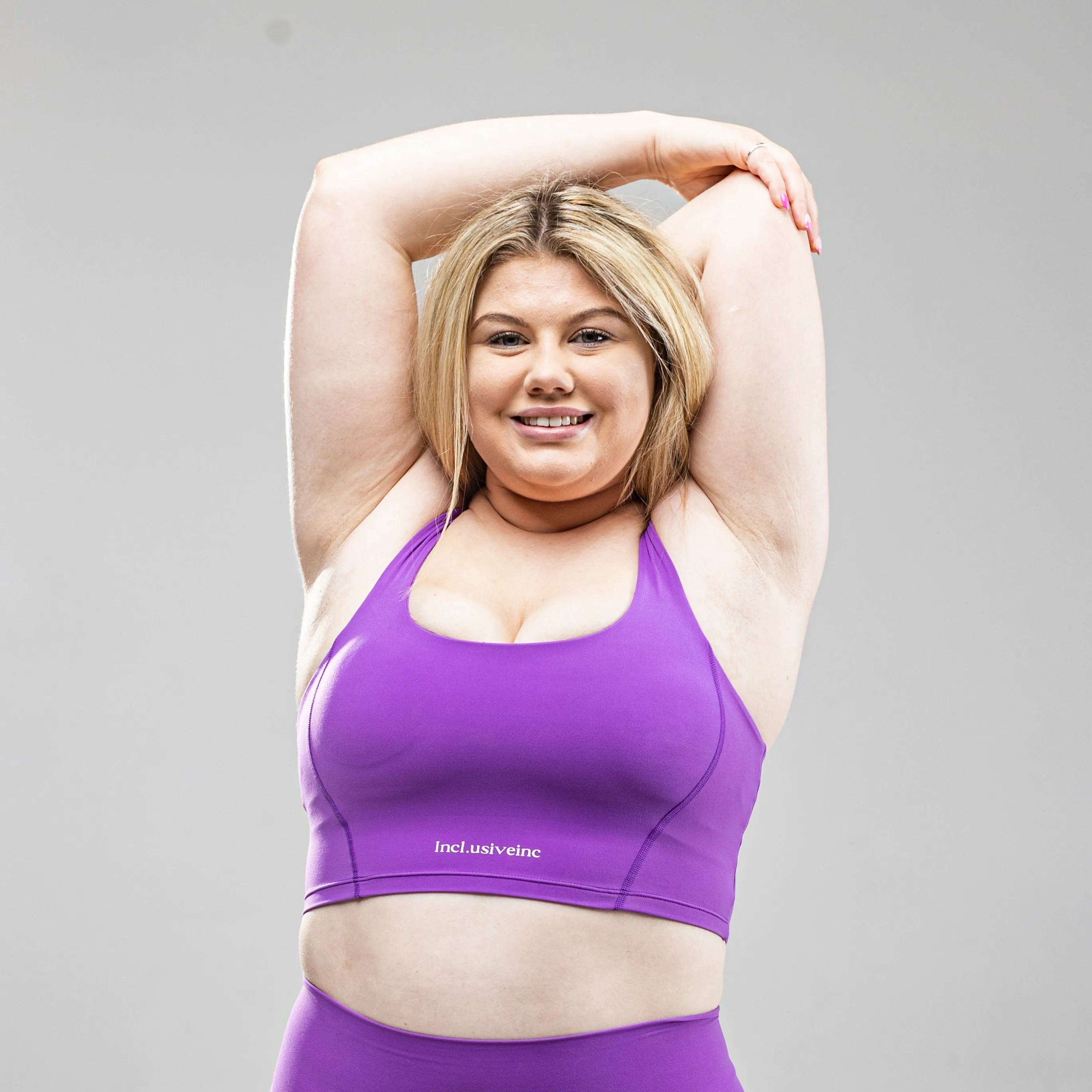 Active Lilac Purple Sports Bra