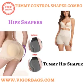 Adjustable Slim Tummy Hip Shaper & Butt Lifter Tummy Control Shaper for Women Combo - MOQ 10 Pcs