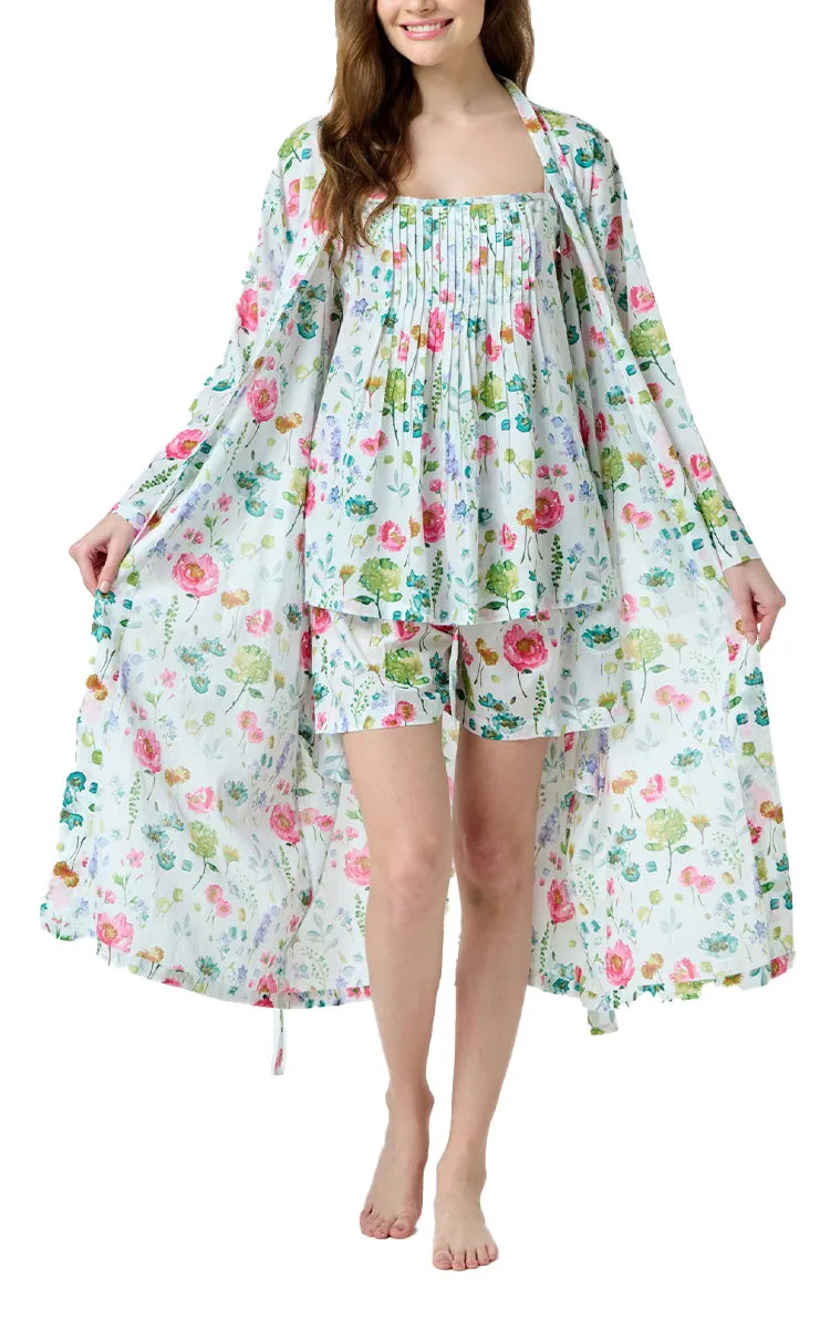 Arabella Sonia Cotton Robe in Vibrant Floral MD-75A1