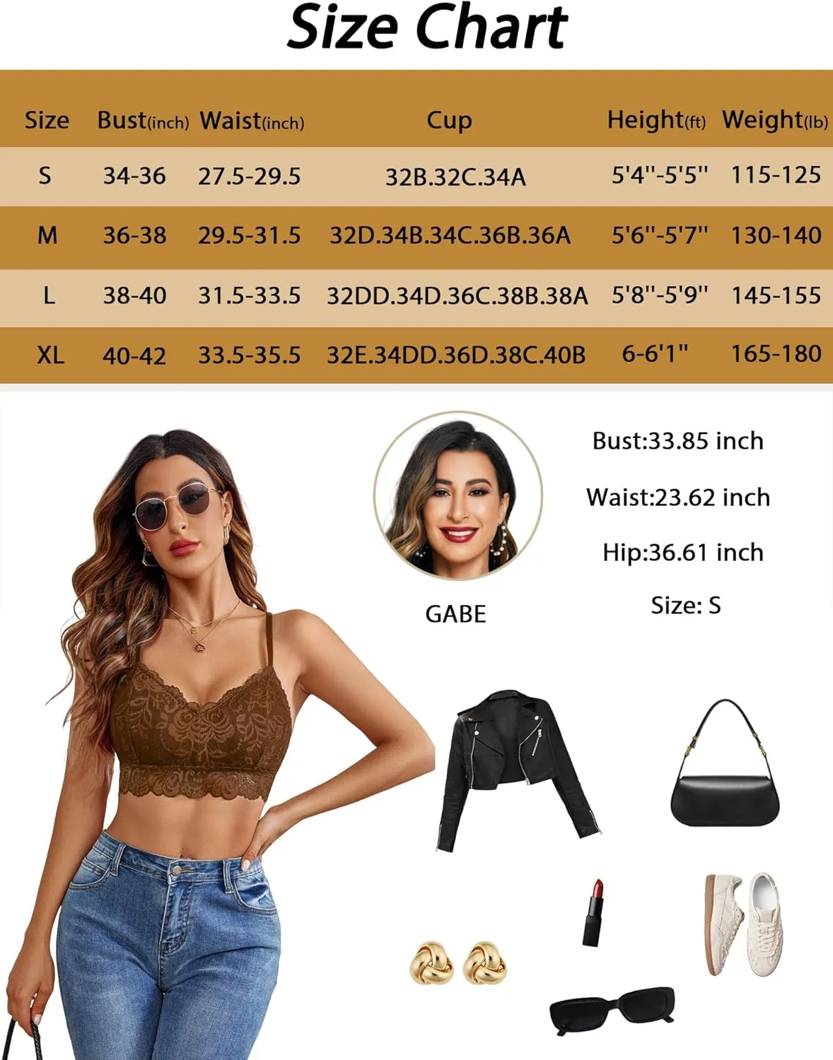 Avidlove Lace Bralettes for Women Padded Bralette Camisole Racerback Crop Top Floral Lace Bralettes V Neck