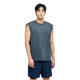 Barrel Men Tropical Sleeveless Rash Guard-STONE