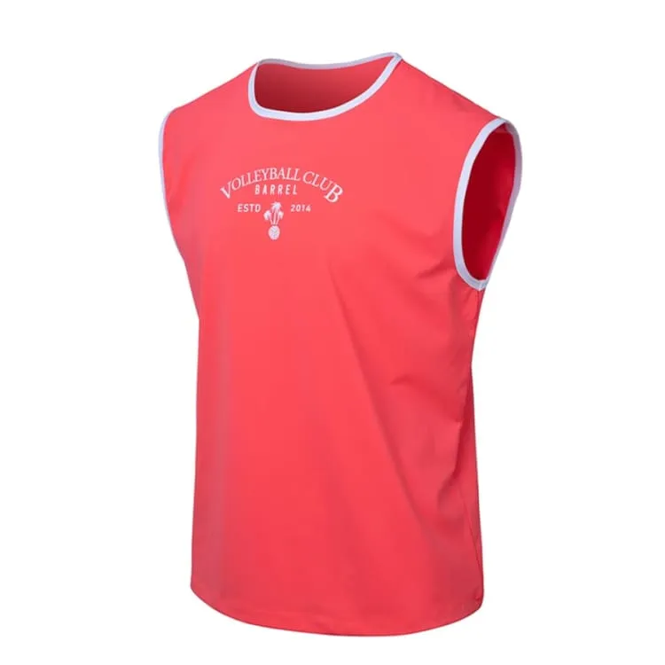Barrel Mens Volley Sleeveless Rashguard-RED