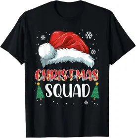 Christmas Squad Family Group Matching Christmas Party Pajama T-Shirt