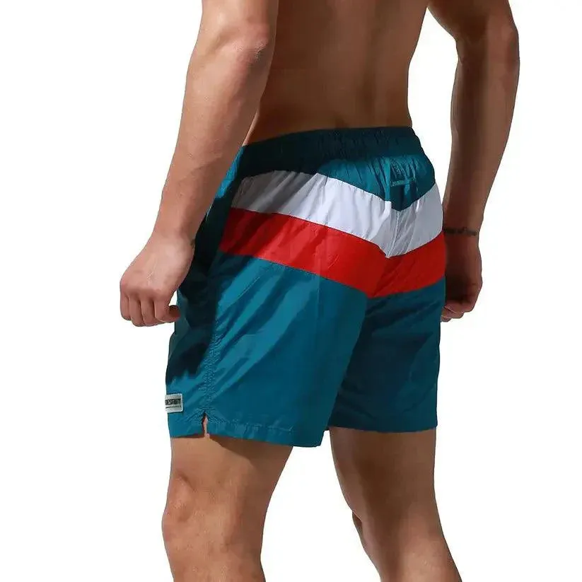 Desmiit Men's 3-Inch Nylon Board Shorts - Quick-Dry Beach & Gym Shorts S7937