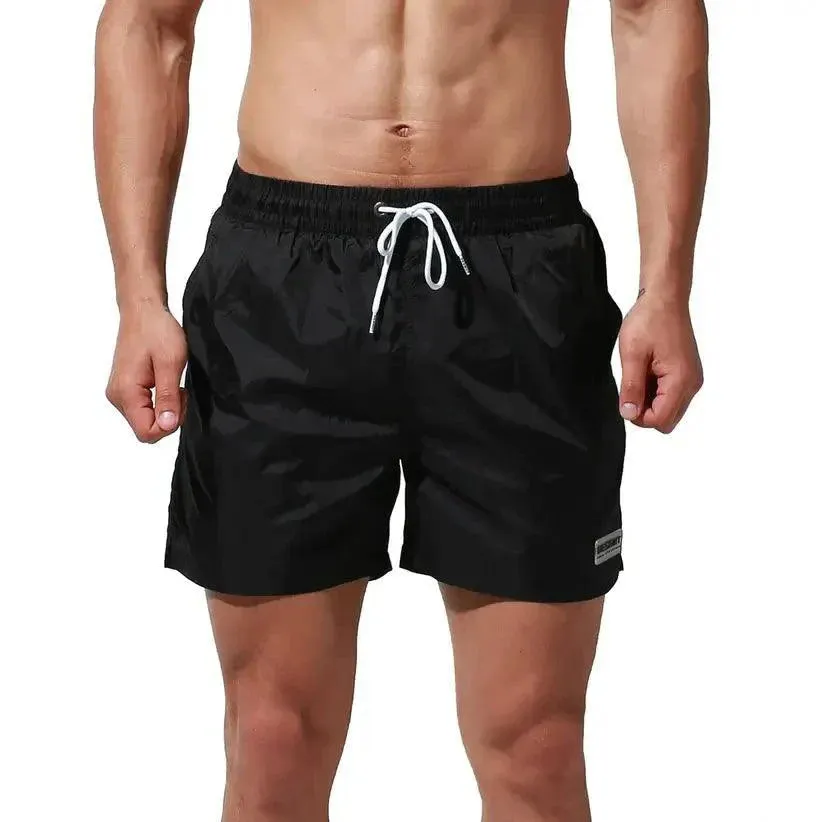 Desmiit Men's 3-Inch Nylon Board Shorts - Quick-Dry Beach & Gym Shorts S7937