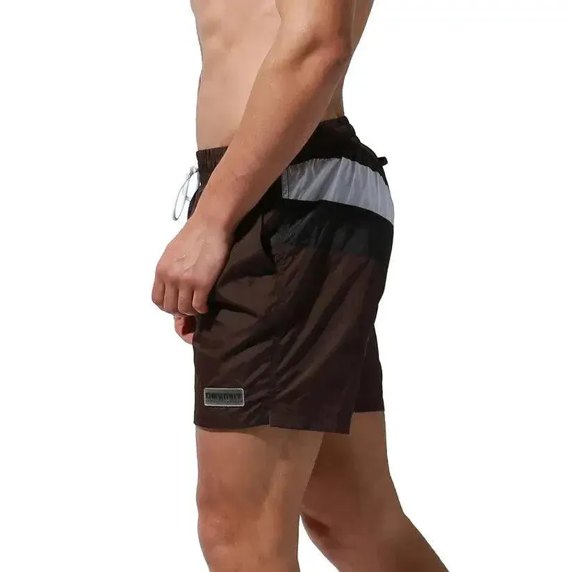 Desmiit Men's 3-Inch Nylon Board Shorts - Quick-Dry Beach & Gym Shorts S7937