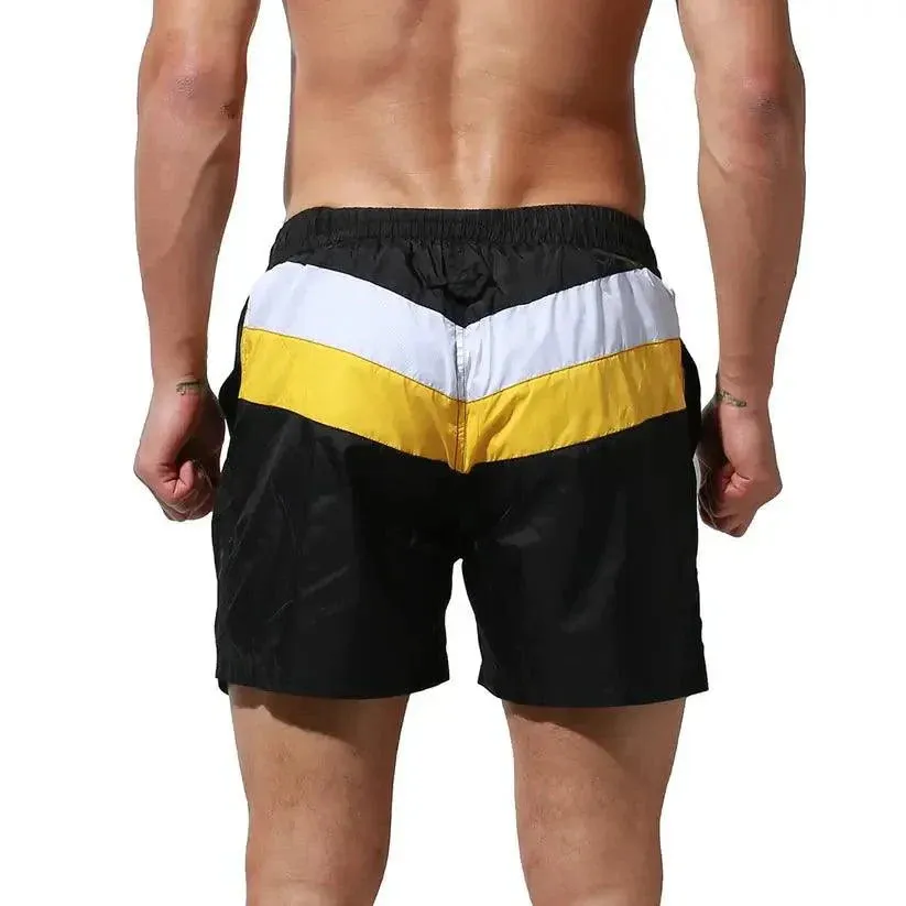 Desmiit Men's 3-Inch Nylon Board Shorts - Quick-Dry Beach & Gym Shorts S7937