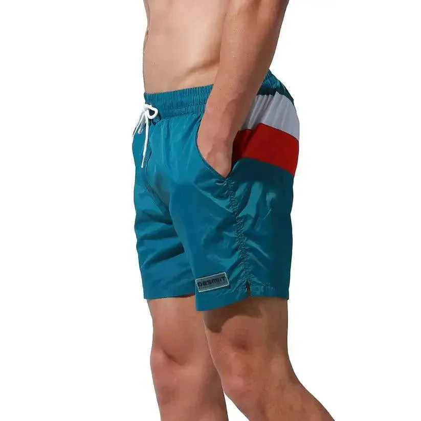 Desmiit Men's 3-Inch Nylon Board Shorts - Quick-Dry Beach & Gym Shorts S7937