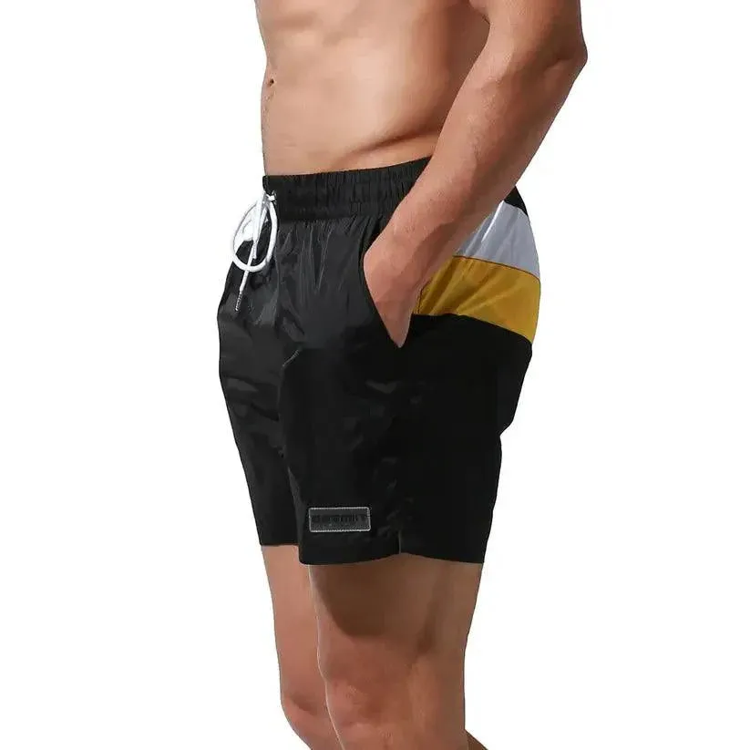 Desmiit Men's 3-Inch Nylon Board Shorts - Quick-Dry Beach & Gym Shorts S7937