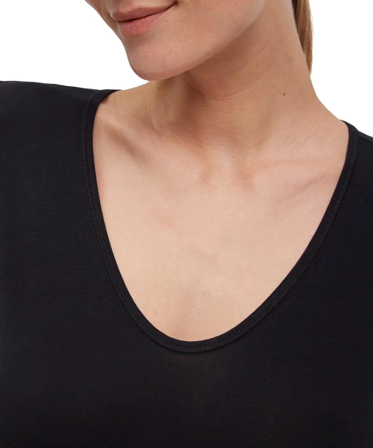 FALKE Women's Daily Climate Control Deep V-Neck Undershirt