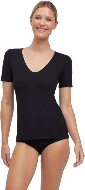 FALKE Women's Daily Climate Control Deep V-Neck Undershirt