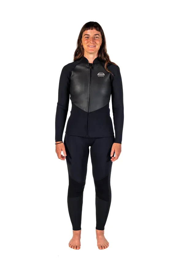 Front Zip Jacket | Black