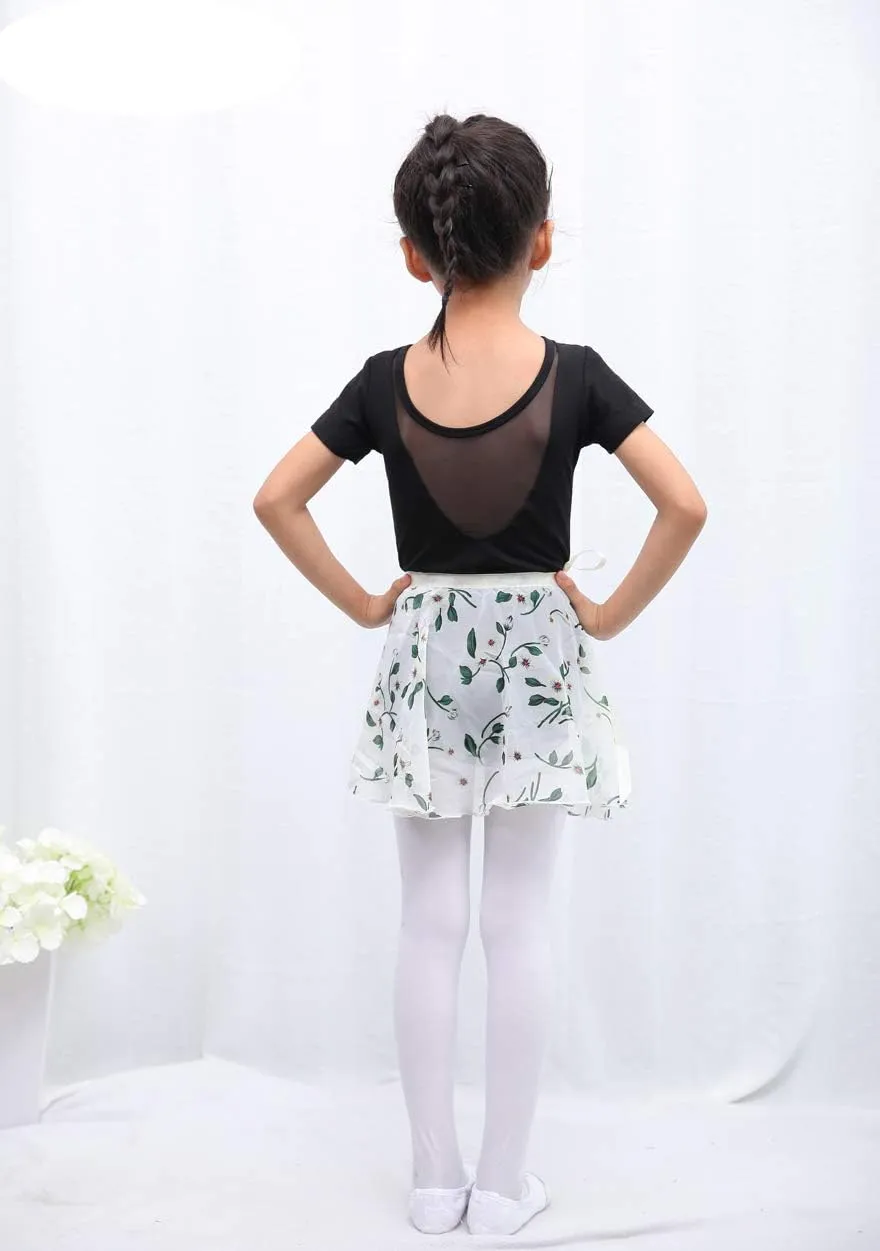 Girls Ballet Dance Chiffon Wrap Skirt