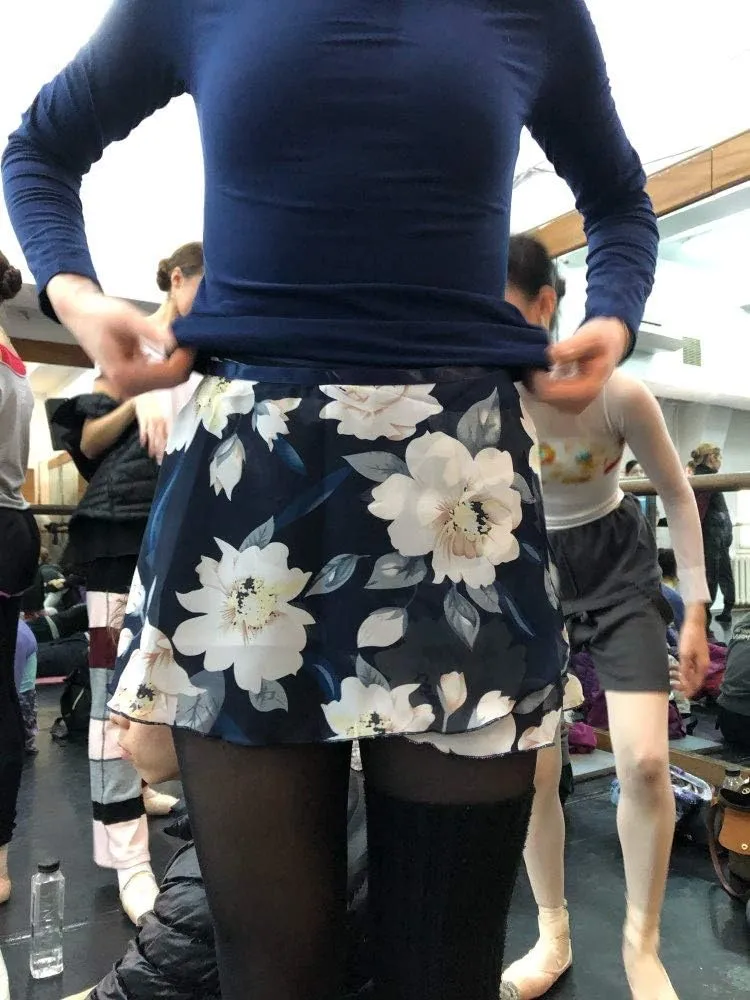 Girls Ballet Dance Chiffon Wrap Skirt