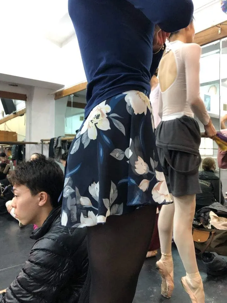 Girls Ballet Dance Chiffon Wrap Skirt