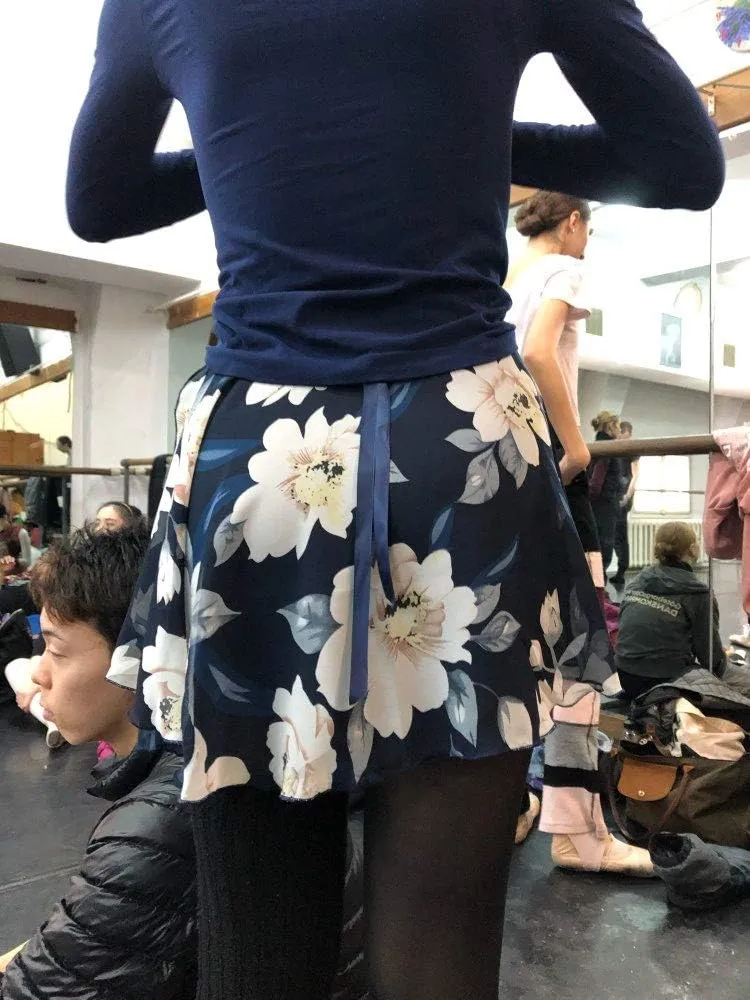 Girls Ballet Dance Chiffon Wrap Skirt
