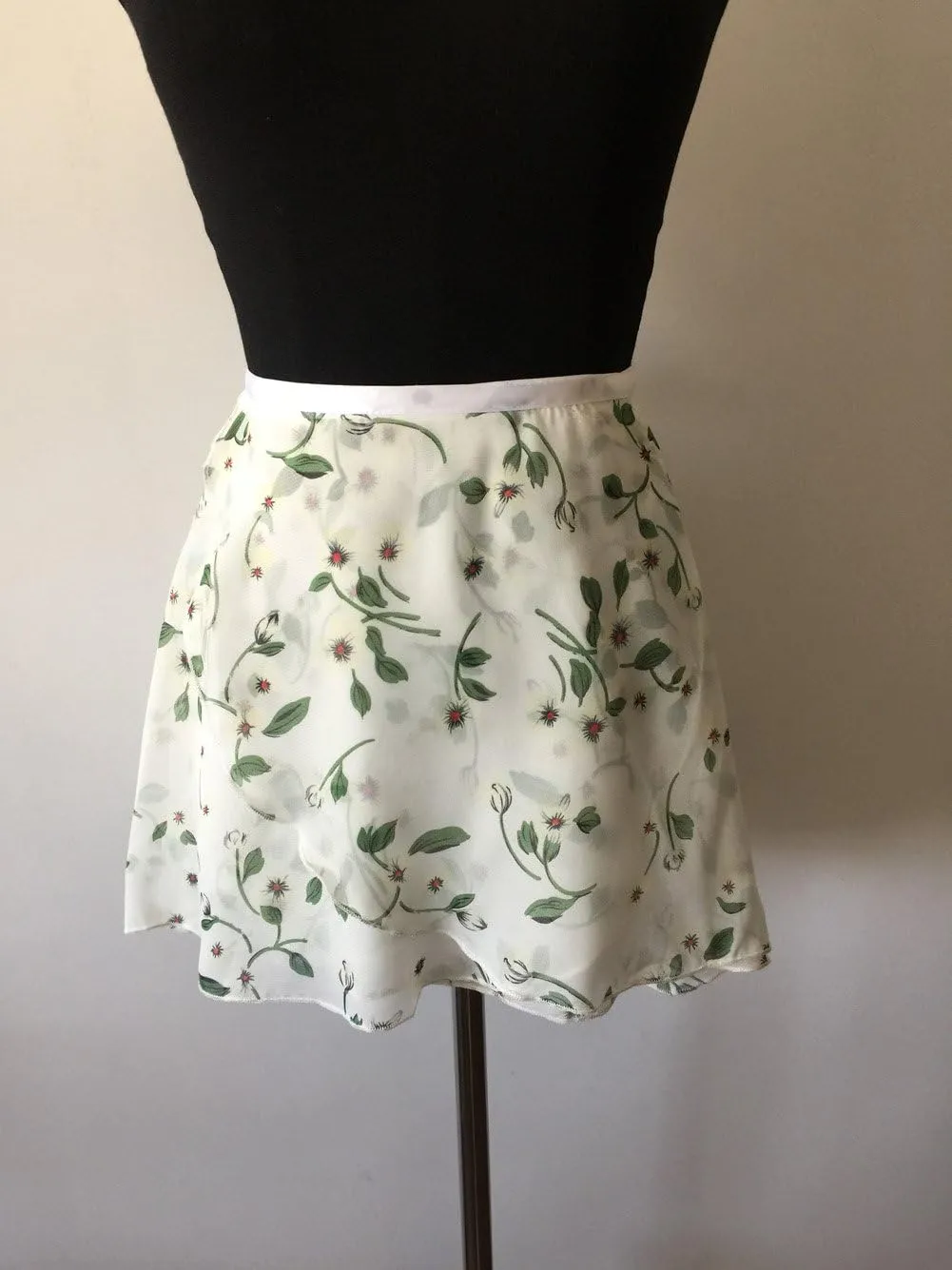 Girls Ballet Dance Chiffon Wrap Skirt
