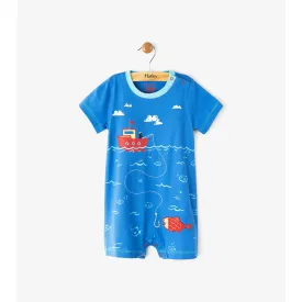 Hatley Fishing Day Short Sleeve Mini Romper
