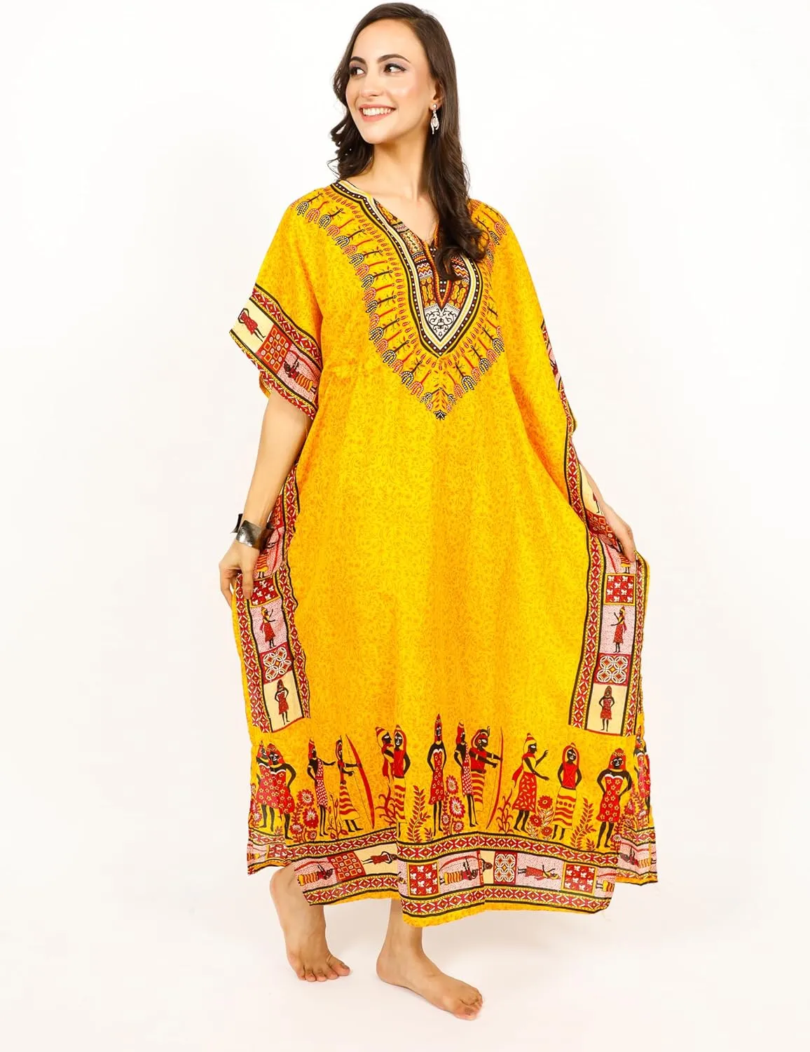 Ladies Kaftans Tunic Kimono Maxi Women Dashiki African Caftan Plus Size Lounge Girls Kimono for Any Occasion