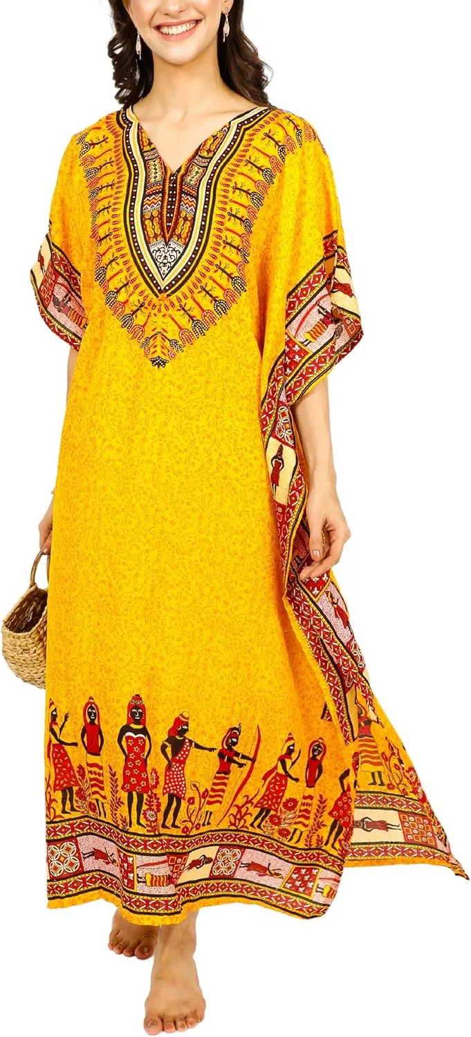 Ladies Kaftans Tunic Kimono Maxi Women Dashiki African Caftan Plus Size Lounge Girls Kimono for Any Occasion