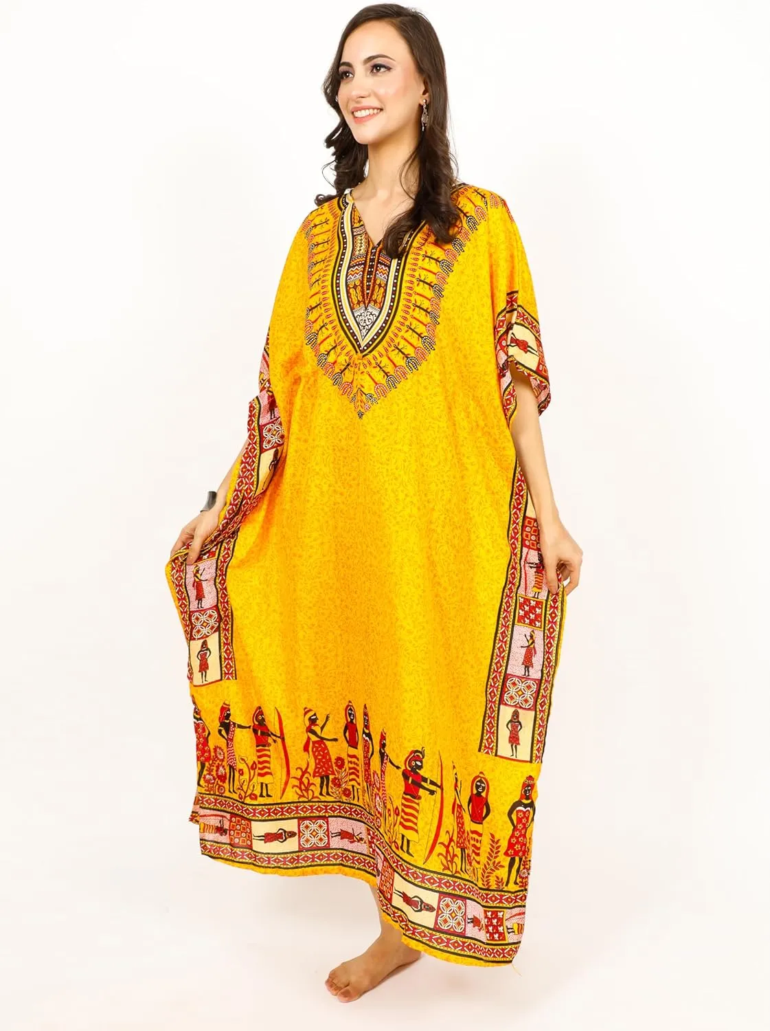 Ladies Kaftans Tunic Kimono Maxi Women Dashiki African Caftan Plus Size Lounge Girls Kimono for Any Occasion