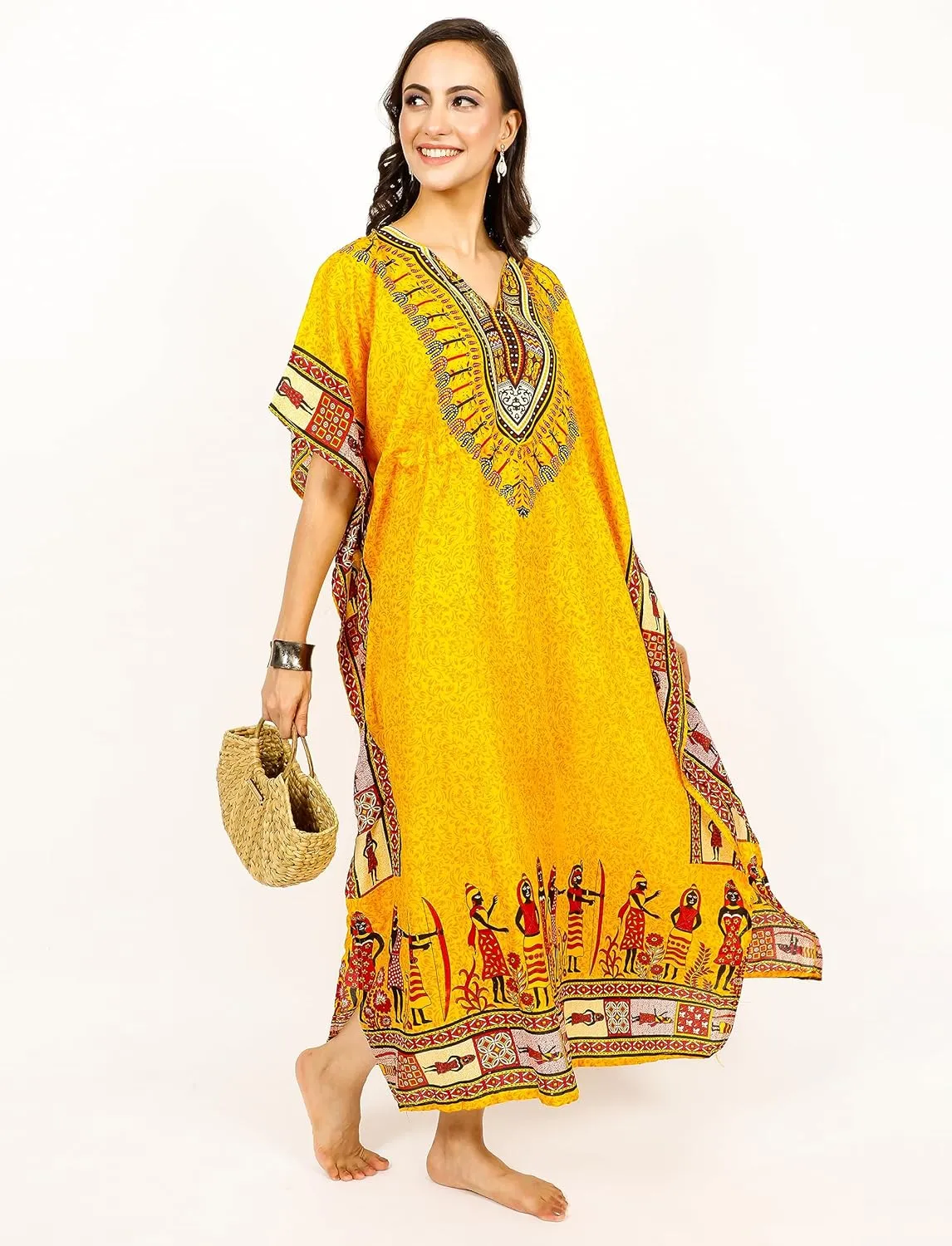 Ladies Kaftans Tunic Kimono Maxi Women Dashiki African Caftan Plus Size Lounge Girls Kimono for Any Occasion