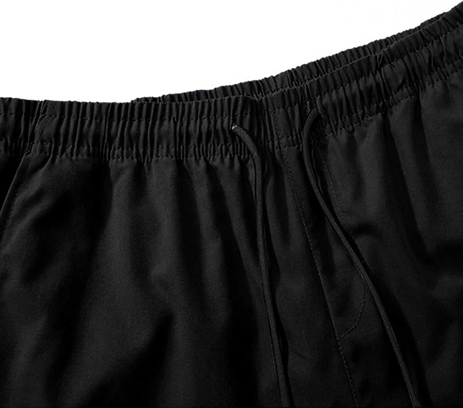 Men's Athletic Cargo Shorts with Pockets Quick Dry Running Workout Gym Elastic Lightweight Basketball Trunks