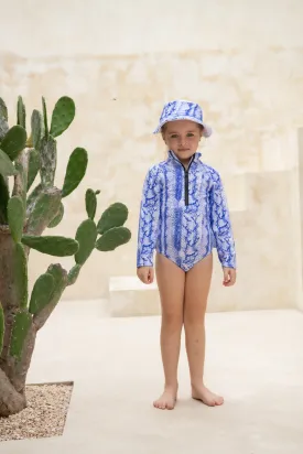 Mini Blake Surfsuit Final Sale - Medusa Blue