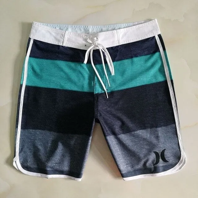 New Brand Quick Dry Men Elastic Spandex Board Shorts