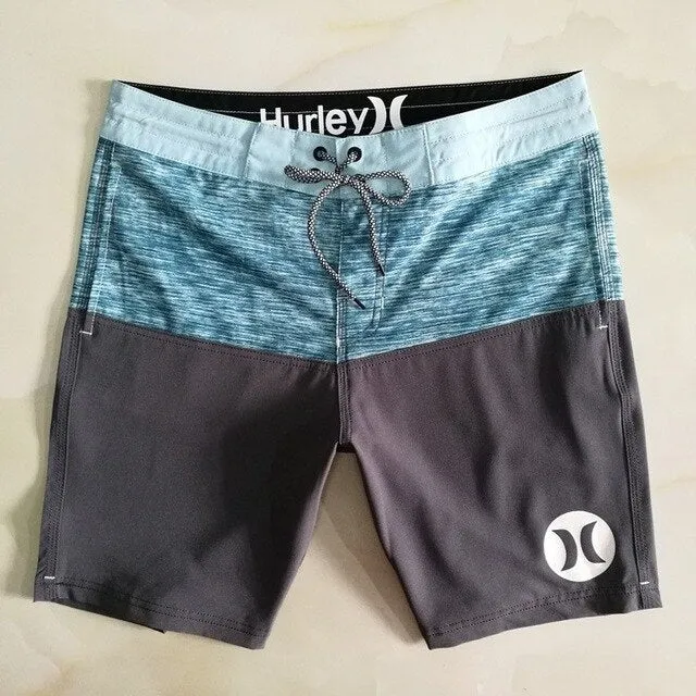 New Brand Quick Dry Men Elastic Spandex Board Shorts