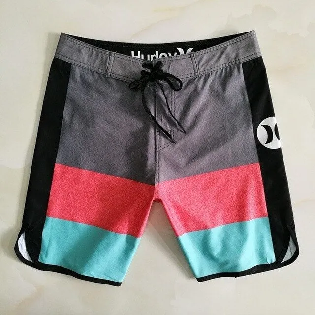 New Brand Quick Dry Men Elastic Spandex Board Shorts
