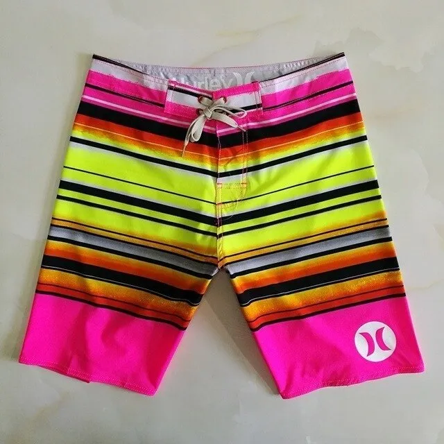 New Brand Quick Dry Men Elastic Spandex Board Shorts