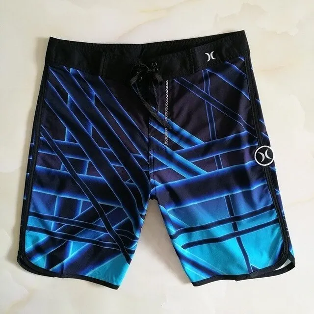 New Brand Quick Dry Men Elastic Spandex Board Shorts