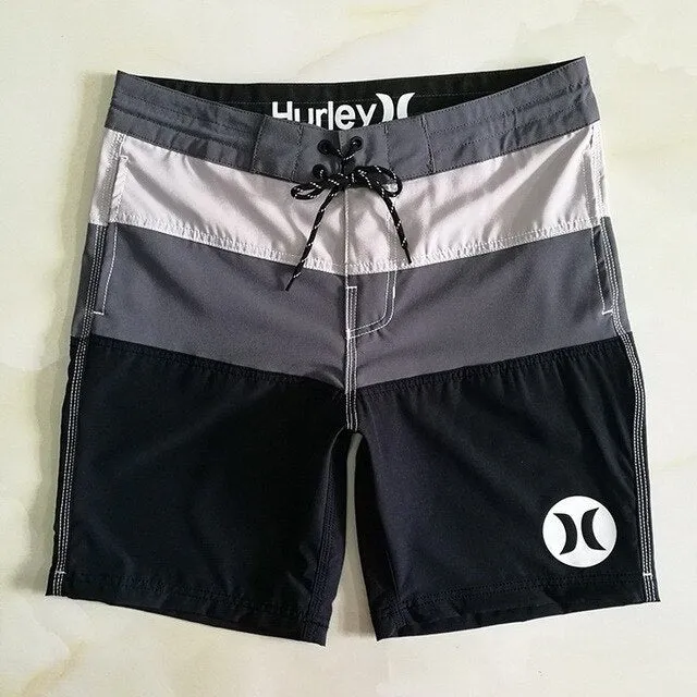 New Brand Quick Dry Men Elastic Spandex Board Shorts