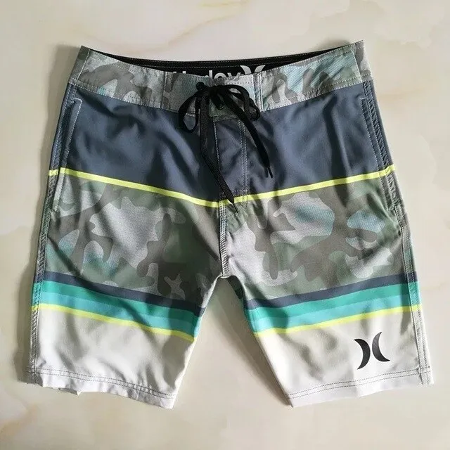New Brand Quick Dry Men Elastic Spandex Board Shorts
