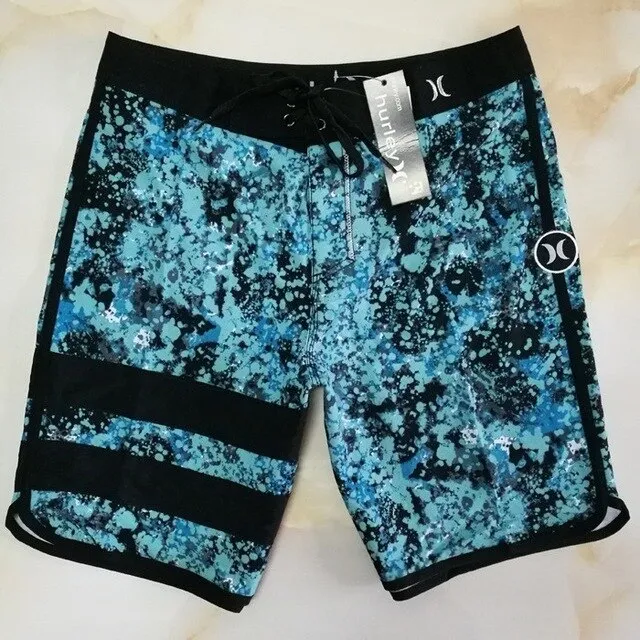 New Brand Quick Dry Men Elastic Spandex Board Shorts