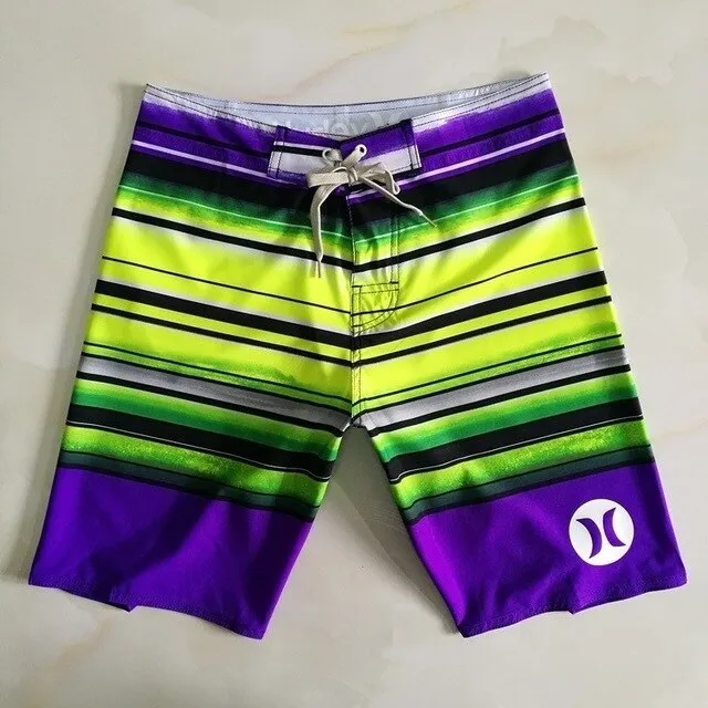 New Brand Quick Dry Men Elastic Spandex Board Shorts