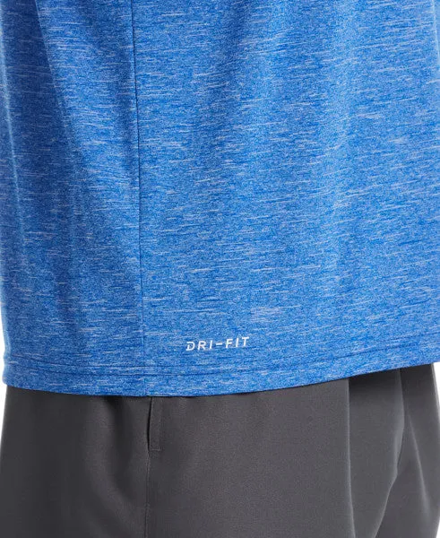 Nike Swim Men's Heather Sleeveless Hydroguard Swim Shirt Game Royal