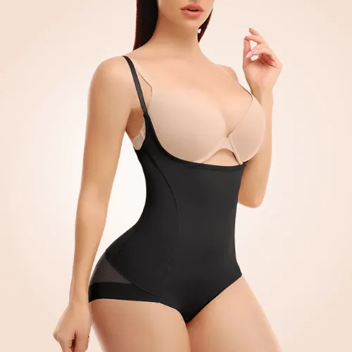 One Piece Waist Sculpting Mesh Underwear Bodyshaper
