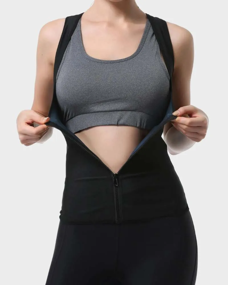 Shesways® Sauna Suit Waist Trainer Vest