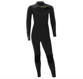 Sola Kids System 5/4mm Front Zip Wetsuit Black