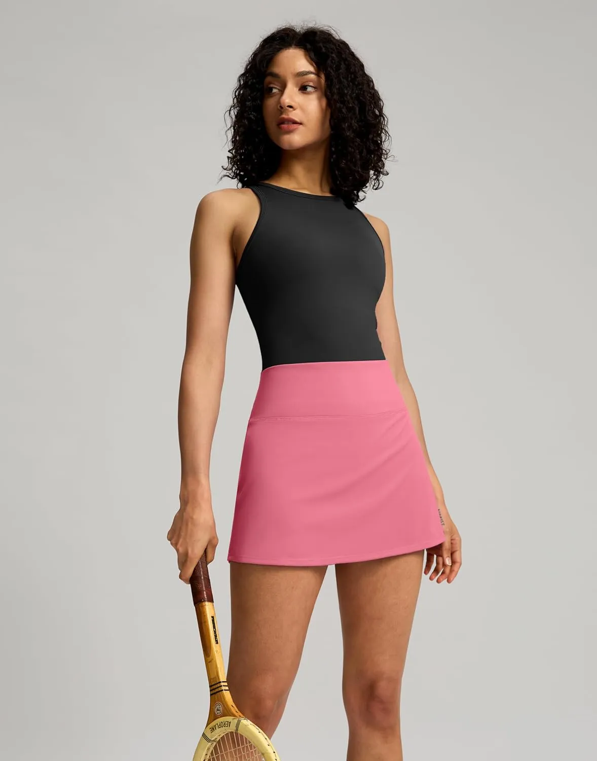 Soothfeel Tennis Skirts for Women High Waisted Golf Skirt with Shorts Pockets Workout Athletic Skort for Summer Casual