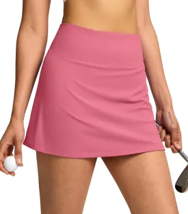 Soothfeel Tennis Skirts for Women High Waisted Golf Skirt with Shorts Pockets Workout Athletic Skort for Summer Casual