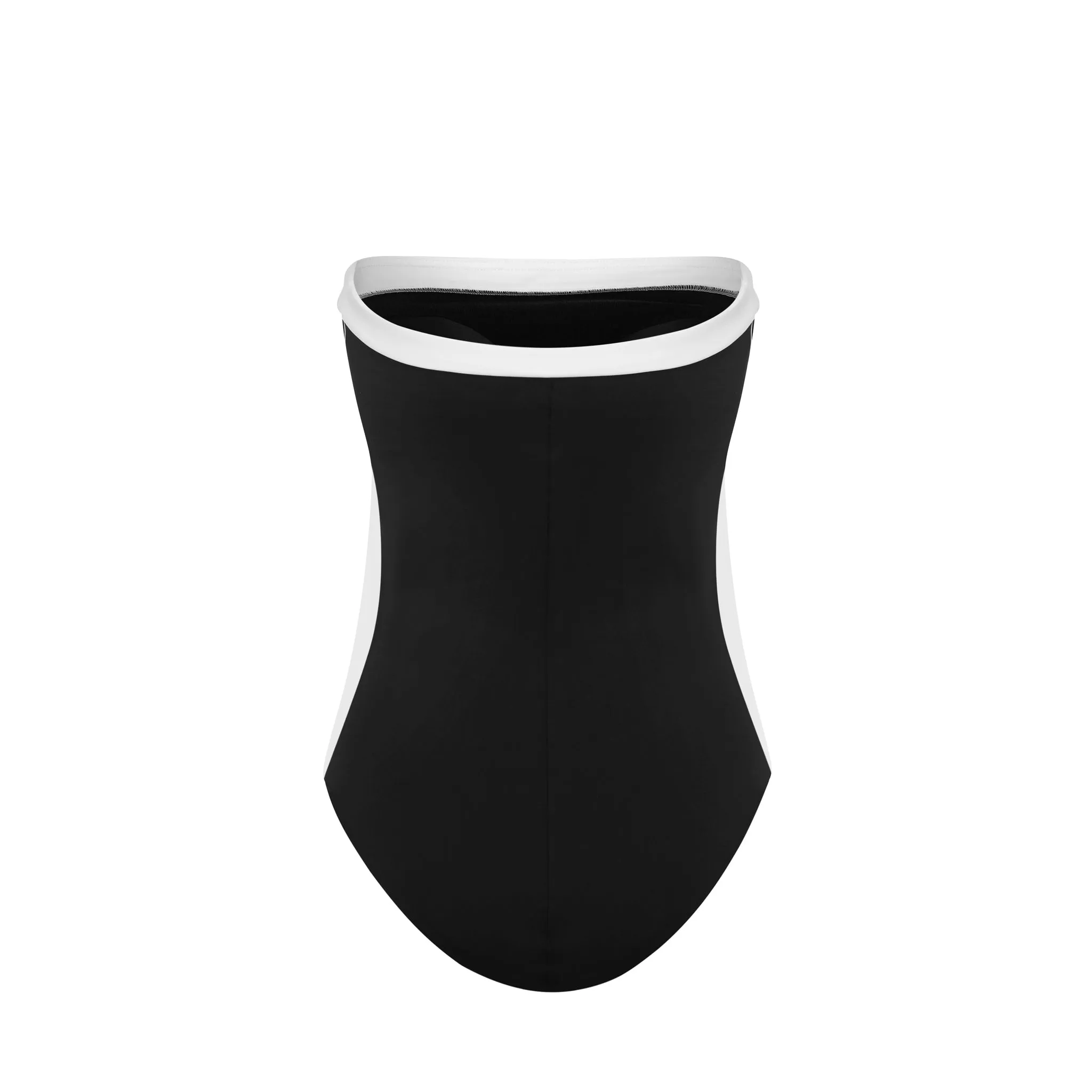 Strapless one piece
