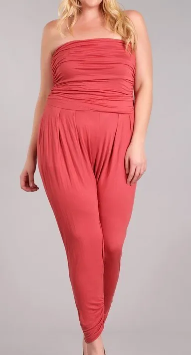 Strapless Romper